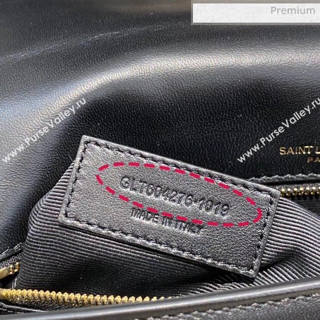 Saint Laurent Kate 99 Tassels Shoulder Bag 604276 Black 2020（Top Quality） (JD-20052735)