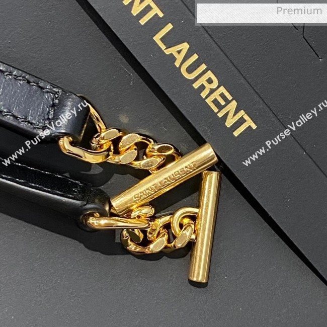 Saint Laurent Kate 99 Tassels Shoulder Bag 604276 Black 2020（Top Quality） (JD-20052735)