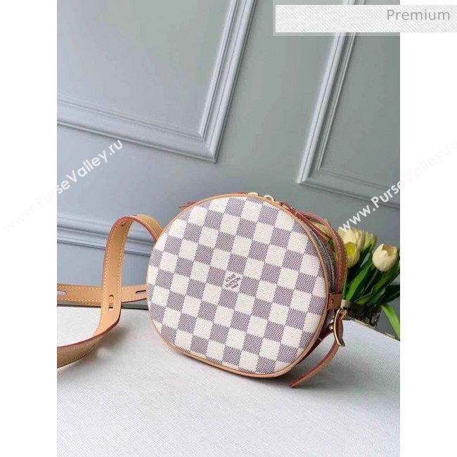 Louis Vuitton Boite Chapeau Souple PM Bag N40333 Damier Azur Canvas Disney 2020 (K-20060242)