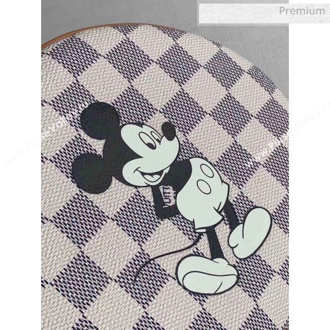 Louis Vuitton Boite Chapeau Souple PM Bag N40333 Damier Azur Canvas Disney 2020 (K-20060242)