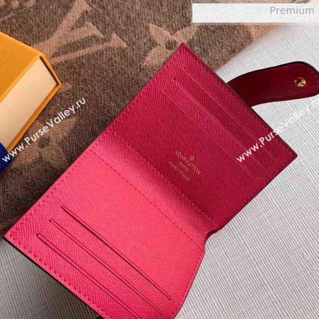 Louis Vuitton Monogram Canvas Victorinem Card Holder M66533 Hot Pink 2020 (K-20060302)