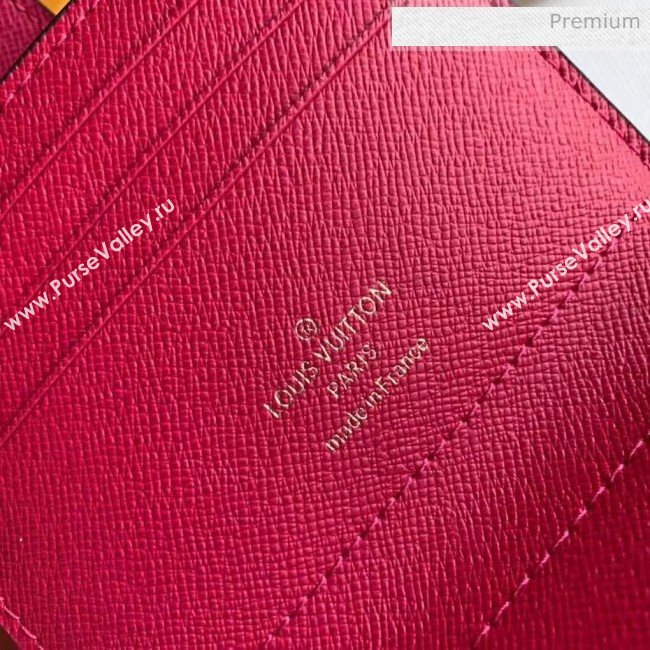 Louis Vuitton Monogram Canvas Victorinem Card Holder M66533 Hot Pink 2020 (K-20060302)