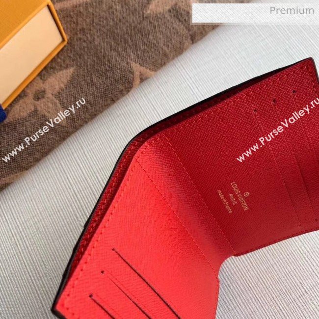 Louis Vuitton Monogram Canvas Victorinem Card Holder M66533 Red 2020 (K-20060305)
