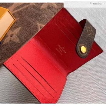 Louis Vuitton Monogram Canvas Victorinem Card Holder M66533 Red 2020 (K-20060305)