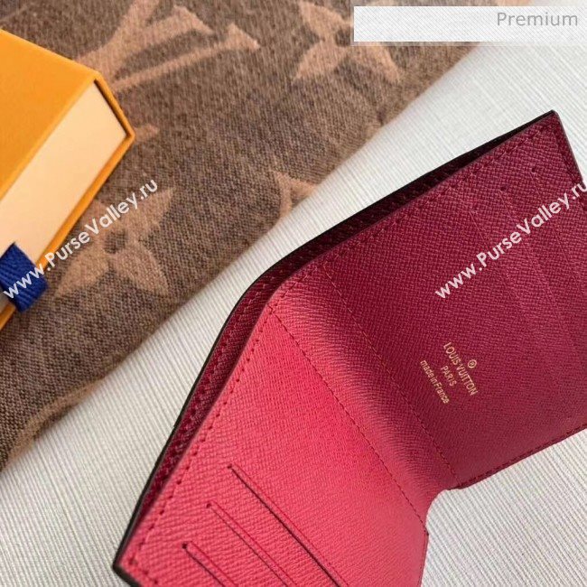 Louis Vuitton Monogram Canvas Victorinem Card Holder M66533 Burgundy 2020 (K-20060306)