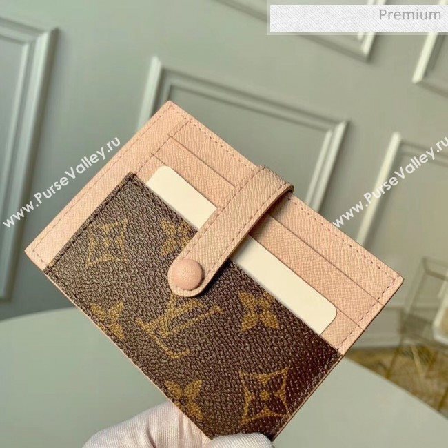 Louis Vuitton Monogram Canvas Monogran Card Holder M61730 Pink 2020 (K-20060309)