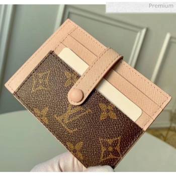 Louis Vuitton Monogram Canvas Monogran Card Holder M61730 Pink 2020 (K-20060309)