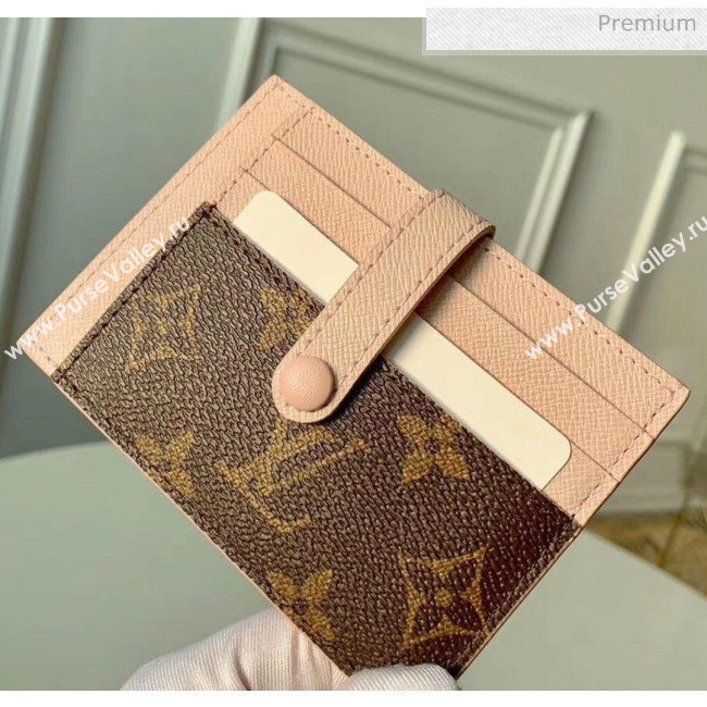 Louis Vuitton Monogram Canvas Monogran Card Holder M61730 Pink 2020 (K-20060309)