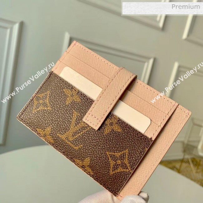 Louis Vuitton Monogram Canvas Monogran Card Holder M61730 Pink 2020 (K-20060309)