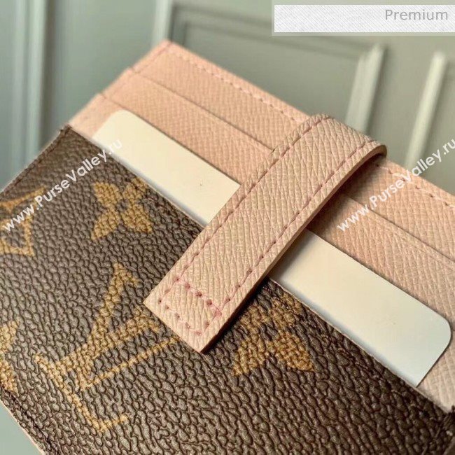 Louis Vuitton Monogram Canvas Monogran Card Holder M61730 Pink 2020 (K-20060309)