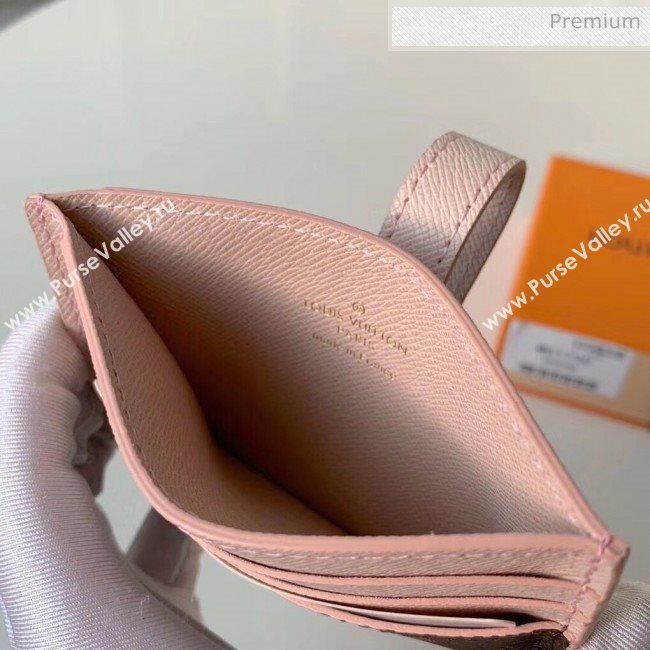 Louis Vuitton Monogram Canvas Monogran Card Holder M61730 Pink 2020 (K-20060309)