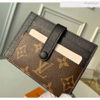 Louis Vuitton Monogram Canvas Monogran Card Holder M61730 Black 2020 (K-20060307)