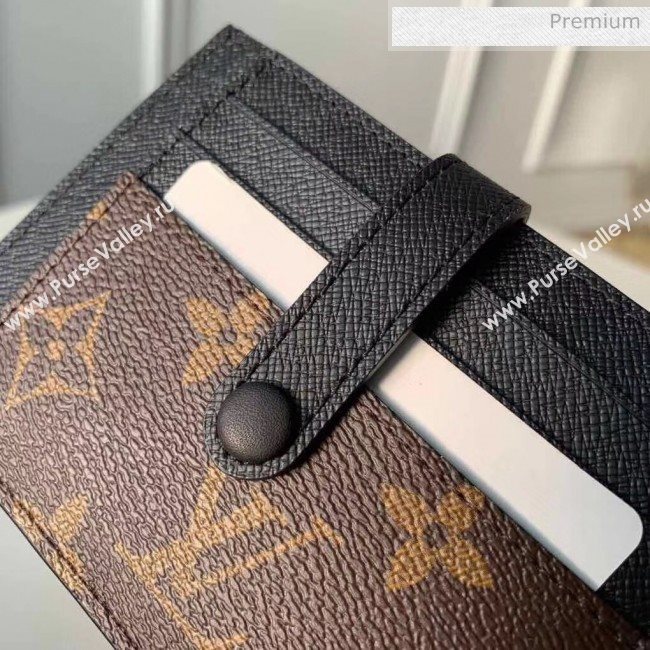 Louis Vuitton Monogram Canvas Monogran Card Holder M61730 Black 2020 (K-20060307)