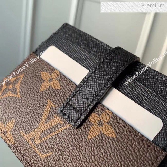 Louis Vuitton Monogram Canvas Monogran Card Holder M61730 Black 2020 (K-20060307)