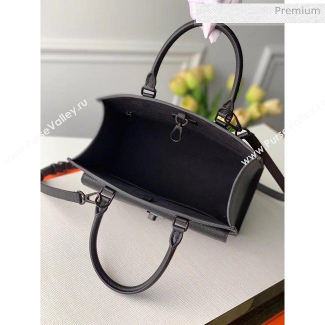 Louis Vuitton Lockme Tote PM Bag in Grainy Calfskin M55845 Black 2020 (K-20060311)