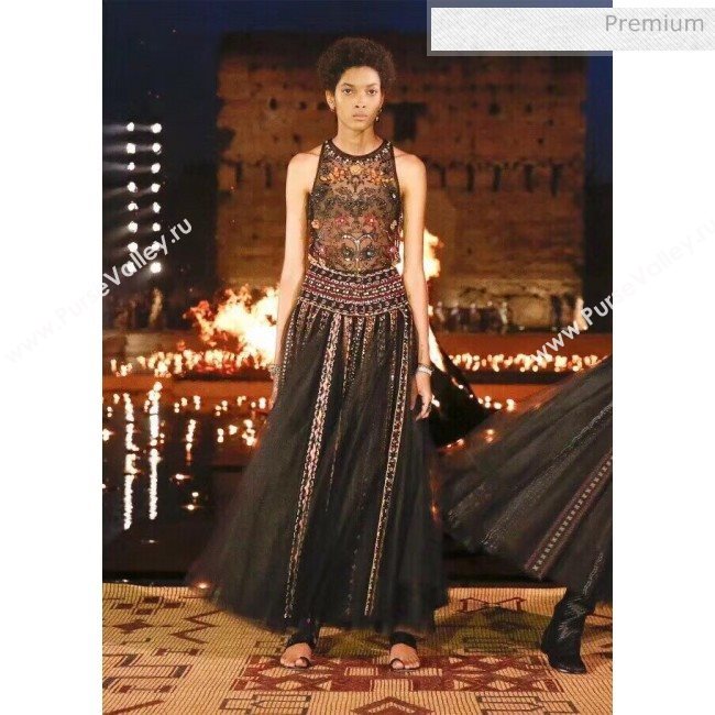 Dior Wave Sandal in Braided Lambskin Black 2020 (JC-20060417)