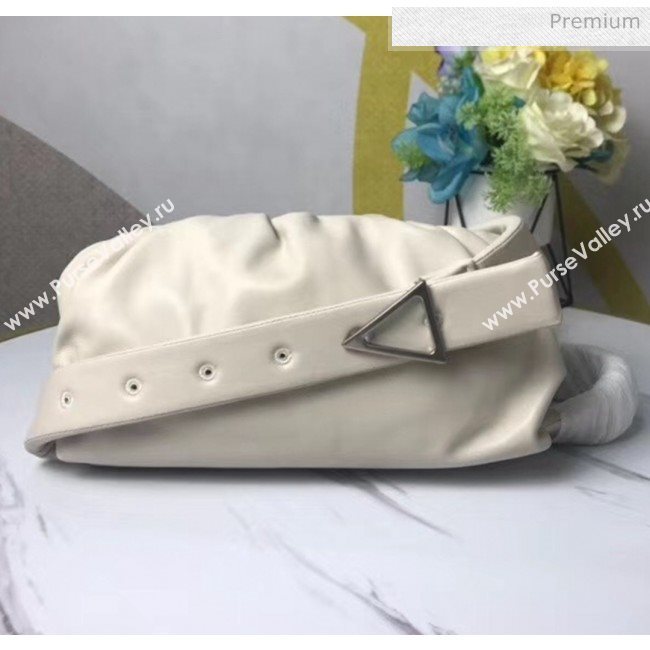 Bottega Veneta Nappa Leather The Body Pouch White 2020 (MS-20060441)