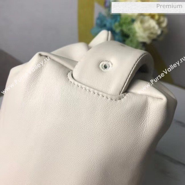 Bottega Veneta Nappa Leather The Body Pouch White 2020 (MS-20060441)