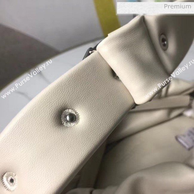 Bottega Veneta Nappa Leather The Body Pouch White 2020 (MS-20060441)