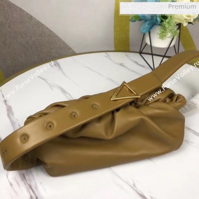 Bottega Veneta Nappa Leather The Body Pouch Mustard 2020 (MS-20060442)