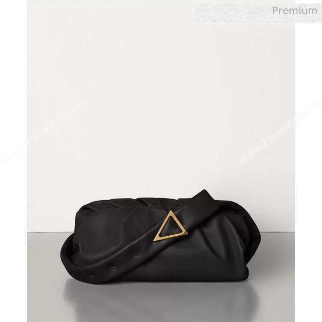 Bottega Veneta Nappa Leather The Body Pouch Black 2020 (MS-20060443)
