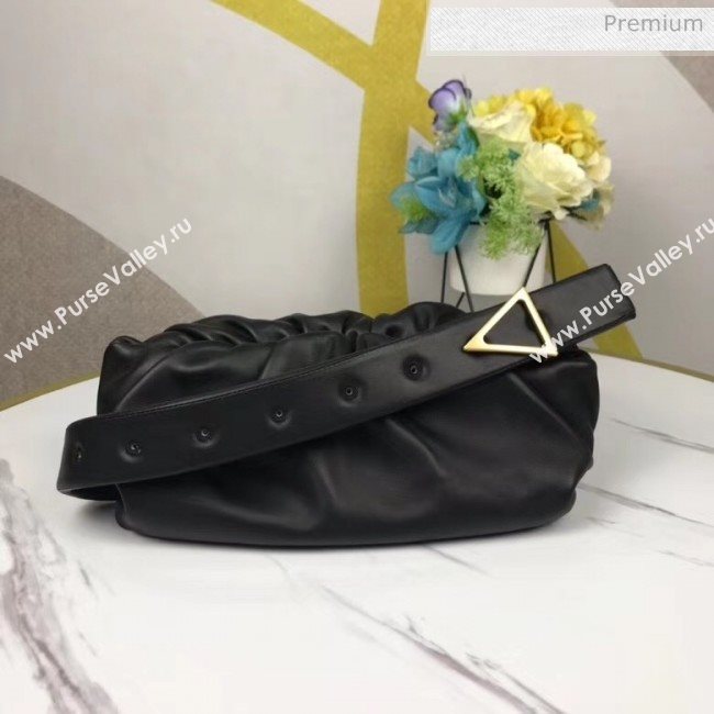 Bottega Veneta Nappa Leather The Body Pouch Black 2020 (MS-20060443)