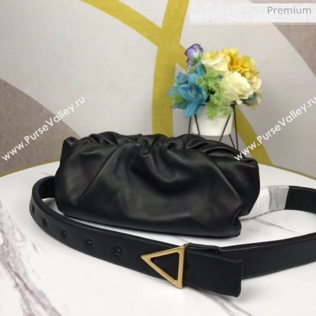 Bottega Veneta Nappa Leather The Body Pouch Black 2020 (MS-20060443)