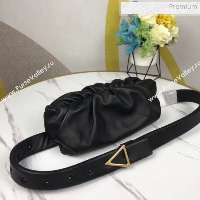 Bottega Veneta Nappa Leather The Body Pouch Black 2020 (MS-20060443)