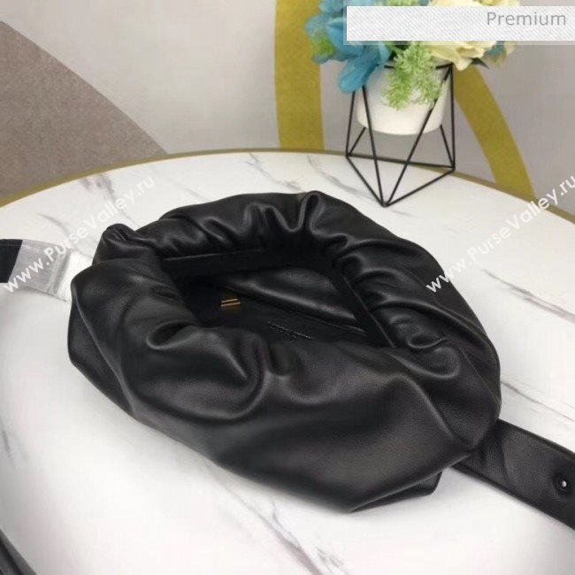 Bottega Veneta Nappa Leather The Body Pouch Black 2020 (MS-20060443)