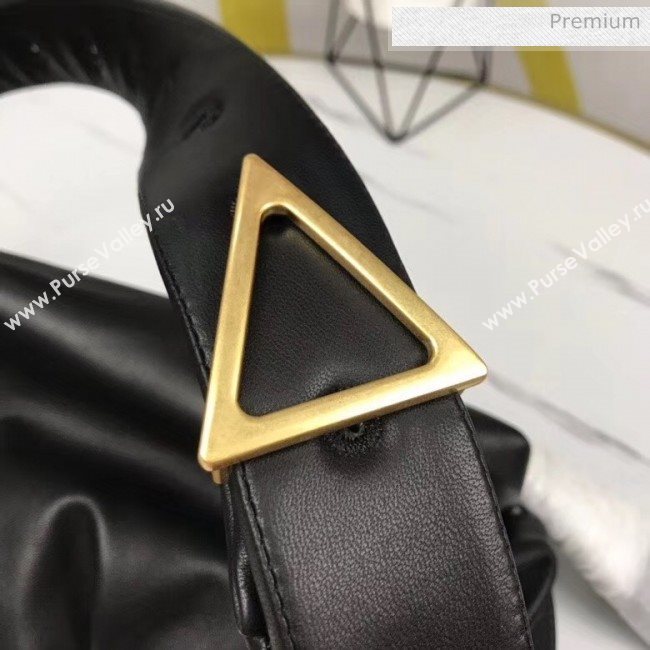 Bottega Veneta Nappa Leather The Body Pouch Black 2020 (MS-20060443)