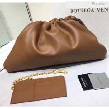 Bottega Veneta The Pouch Soft Voluminous Clutch Bag Brown 2020 (MS-20060515)