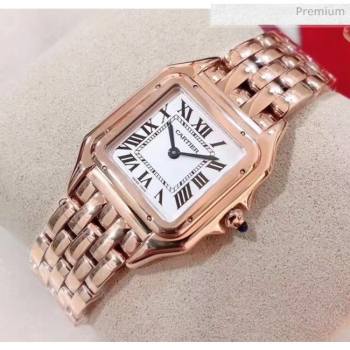 Cartier Medium Panthère de Cartier Watch Pink Gold 2020 (KN-20061015)