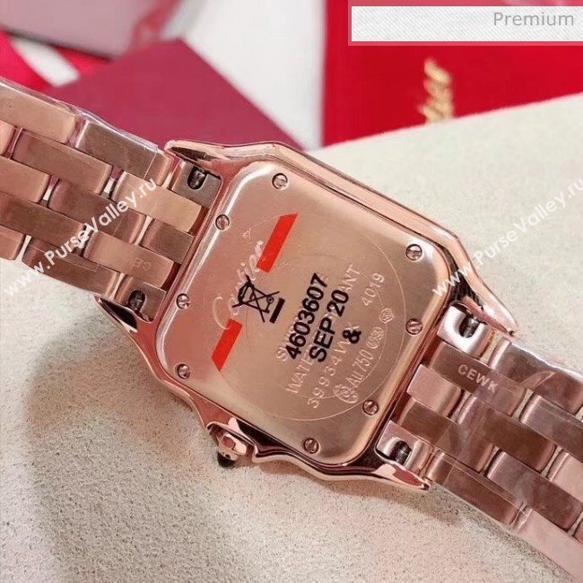 Cartier Medium Panthère de Cartier Watch Pink Gold 2020 (KN-20061015)