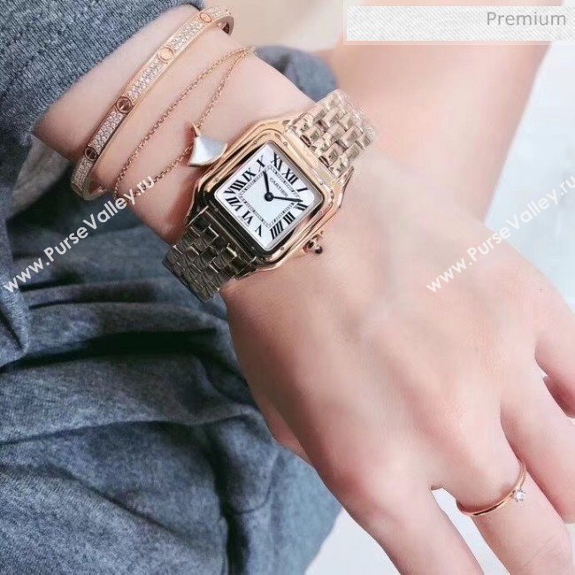 Cartier Medium Panthère de Cartier Watch Pink Gold 2020 (KN-20061015)