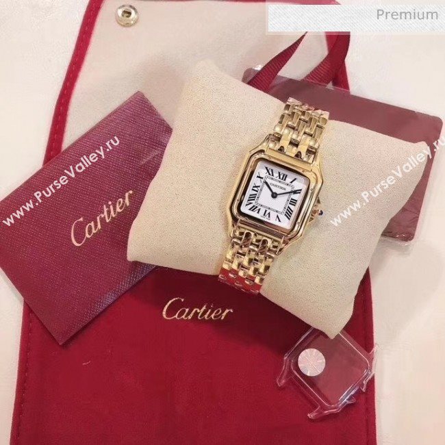 Cartier Medium Panthère de Cartier Watch Gold 2020 (KN-20061017)