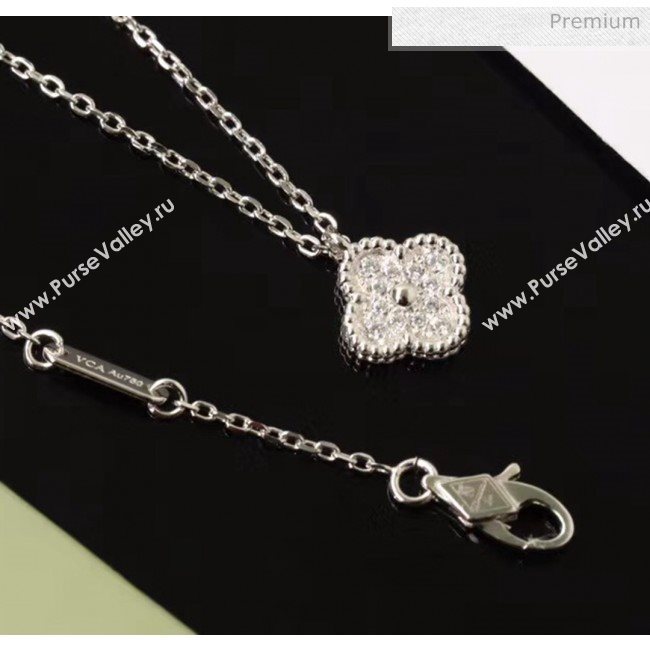 Van Cleef Arpels Crystal Necklace 206125 Silver 2020 (GDS-20061205)