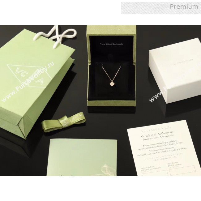 Van Cleef Arpels Crystal Necklace 206125 Pink Gold 2020 (GDS-20061206)