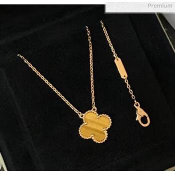 Van Cleef Arpels Clover Necklace 206127 Yellow 2020 (GDS-20061207)