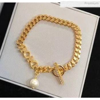 Dior Pearl Chain Bracelet 2061237 2020 (ASM-20061237)