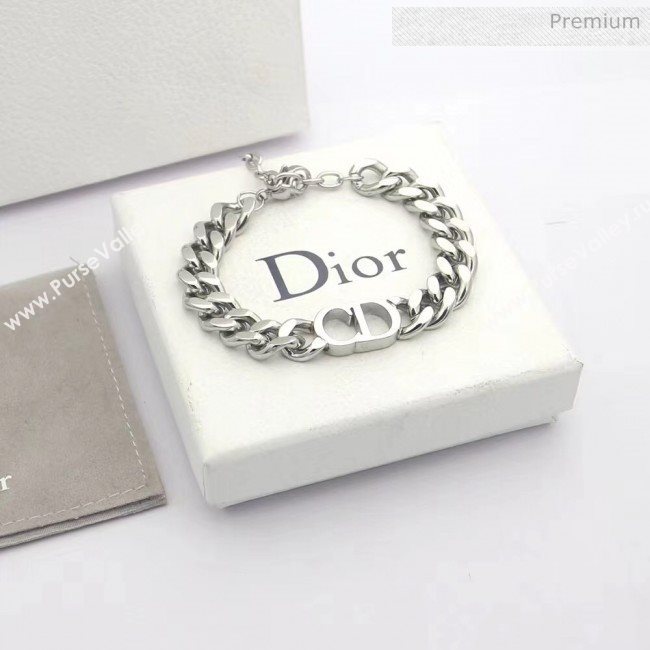 Dior CD Chian Bracelet 2061234 Silver 2020 (CS-20061234)