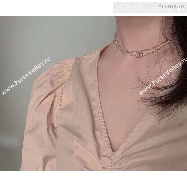 Dior Crystal Star And CD Necklace 2061227 2020 (MLD-20061227)