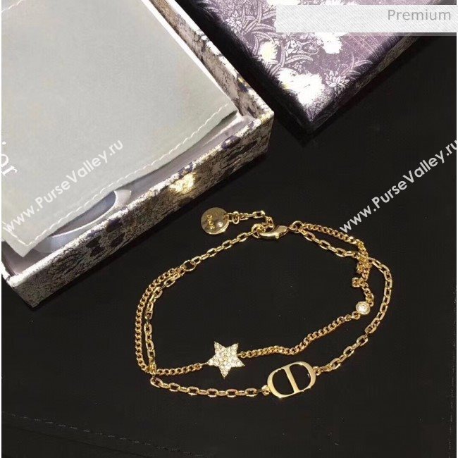 Dior Crystal Star And CD Bracelet 2061226 2020 (YF-20061226)