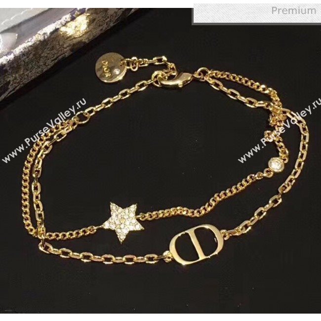 Dior Crystal Star And CD Bracelet 2061226 2020 (YF-20061226)