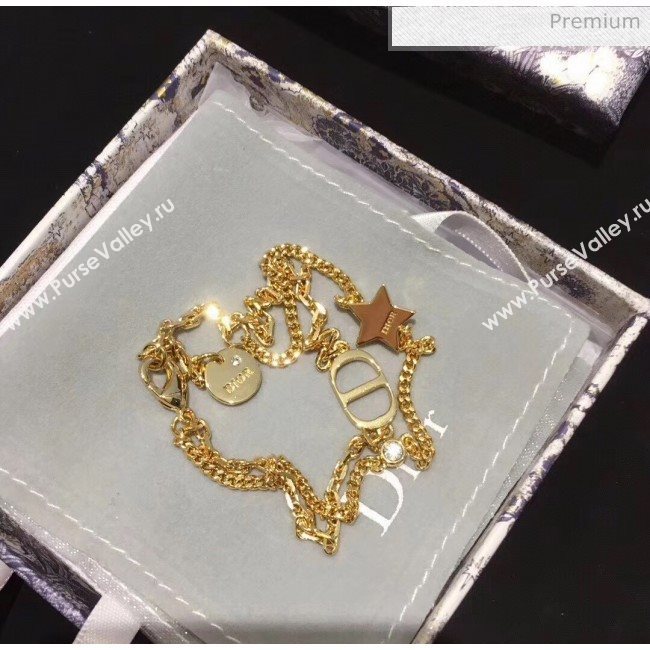 Dior Crystal Star And CD Bracelet 2061226 2020 (YF-20061226)