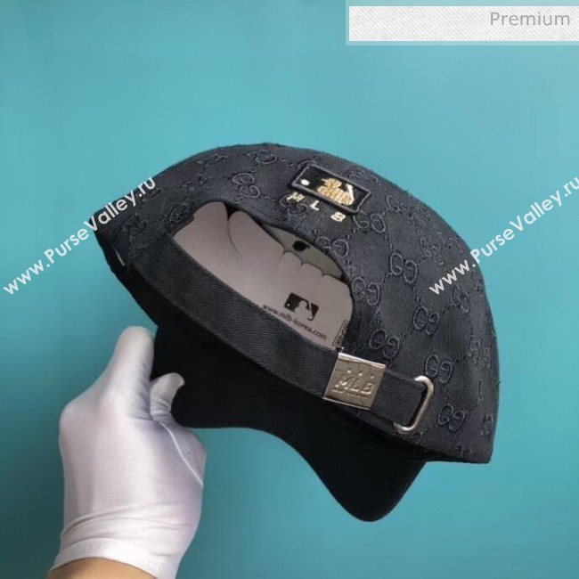 Gucci NY GG Baseball Hat 2061239 Black 2020 (A-20061239)