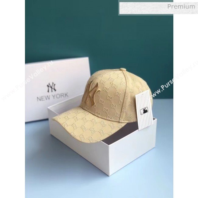 Gucci NY GG Baseball Hat 2061240 Beige 2020 (A-20061240)