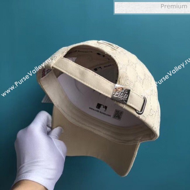 Gucci NY GG Baseball Hat 2061240 Beige 2020 (A-20061240)