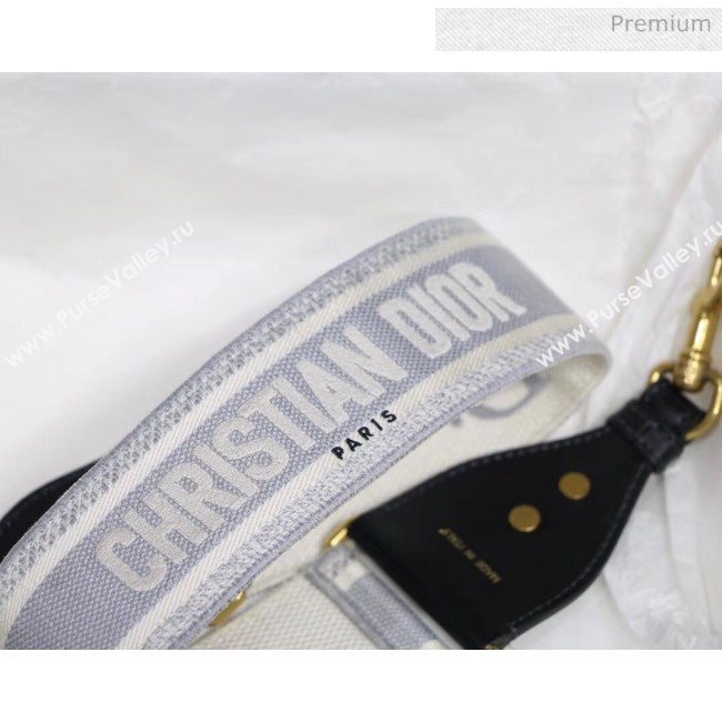 Dior Christian Dior Embroidered Strap Gray 2020 (XXG-20042947)