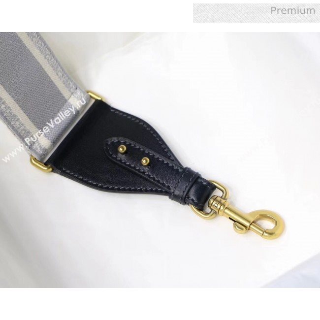 Dior Christian Dior Embroidered Strap Gray 2020 (XXG-20042947)