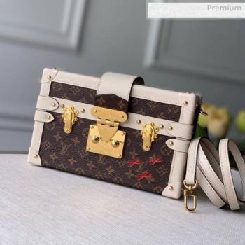 Louis Vuitton Petite Malle Box Bag M45292 Monogram Canvas/White 2020 (KI-20061909)